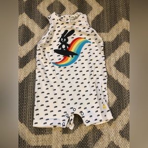 Bonnie mob rainbow tank romper